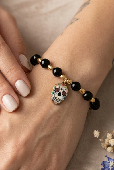 Skull Black Gold
