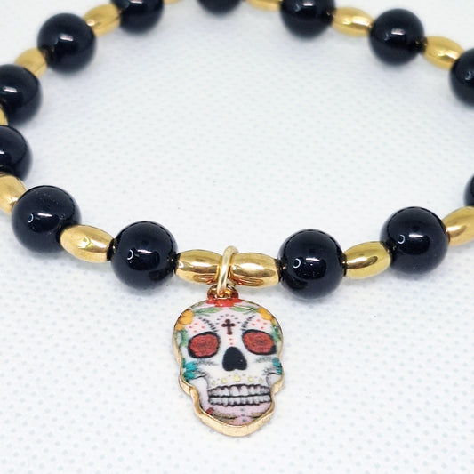 Skull Black Gold