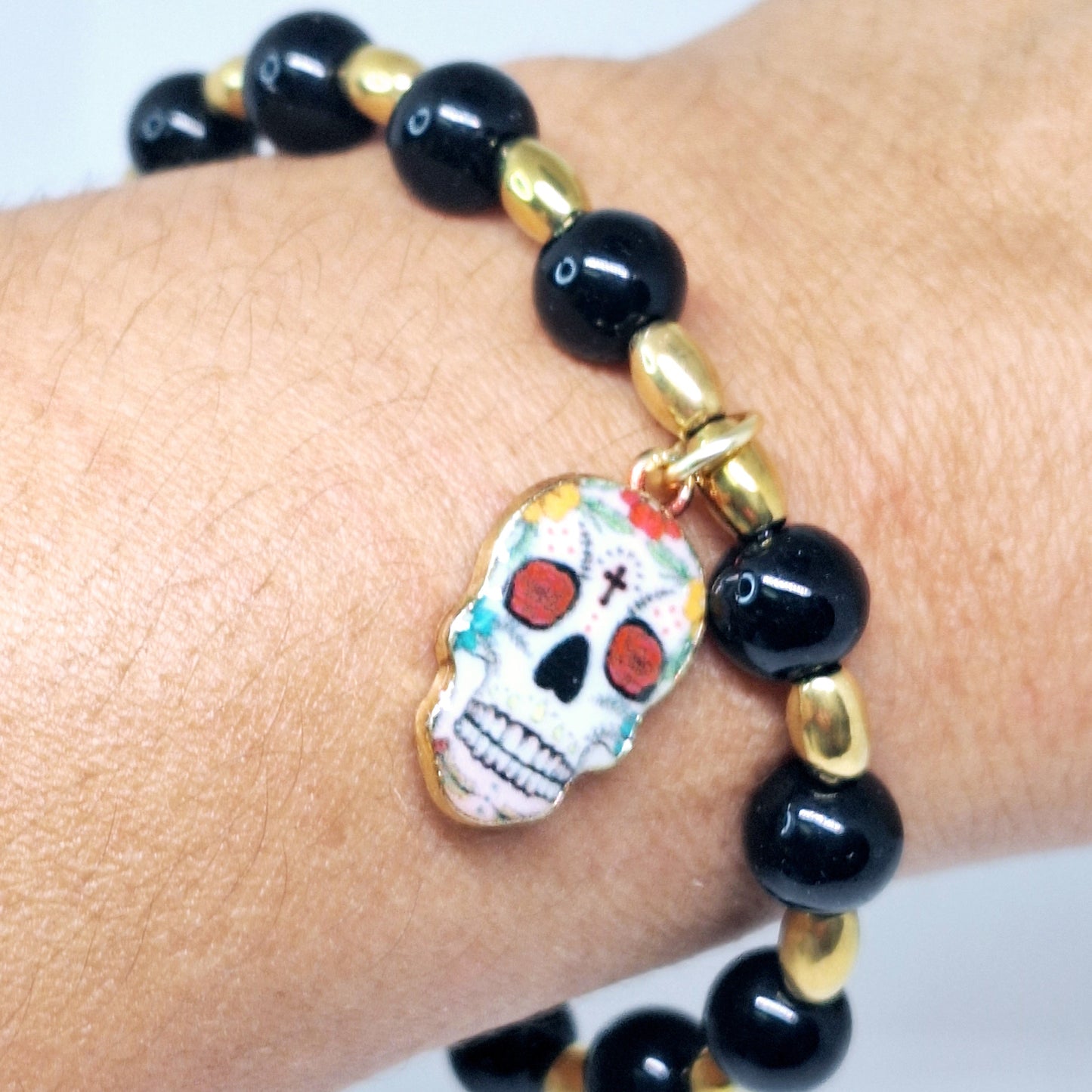 Skull Black Gold