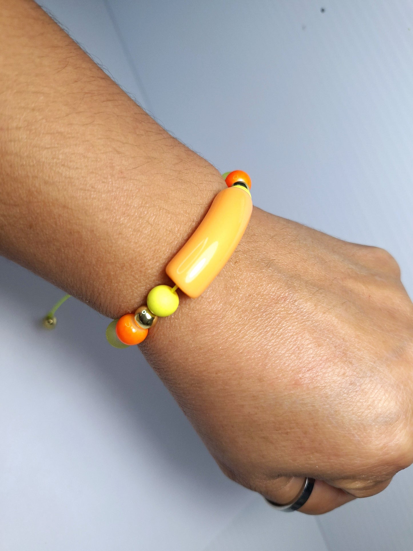 Pulsera Ada - Hilo Amarillo