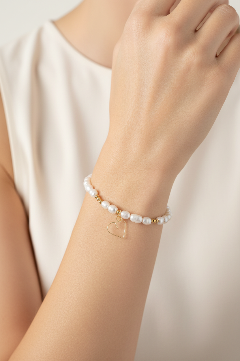 Pulsera de Perlas Emily | Joyería Artesanal Elegante