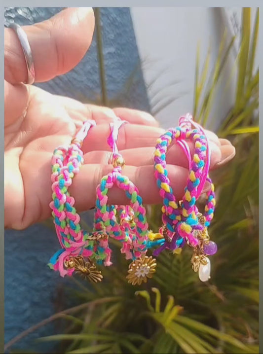 🌸 Pulsera Jardín Tropical