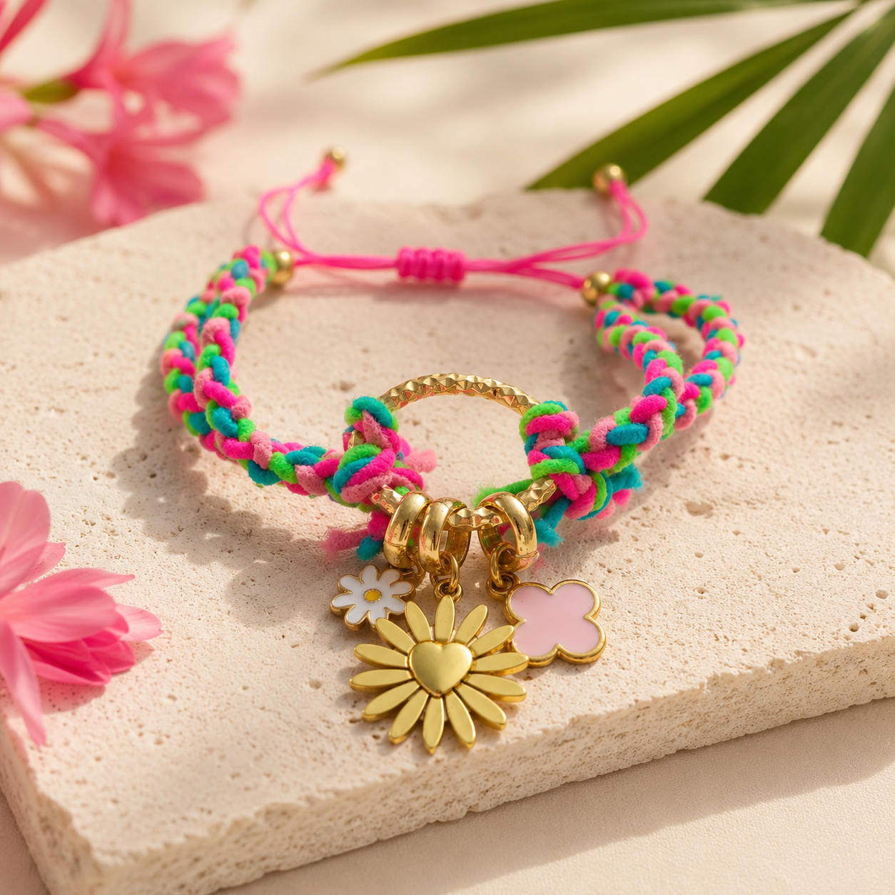 🌸 Pulsera Jardín Tropical