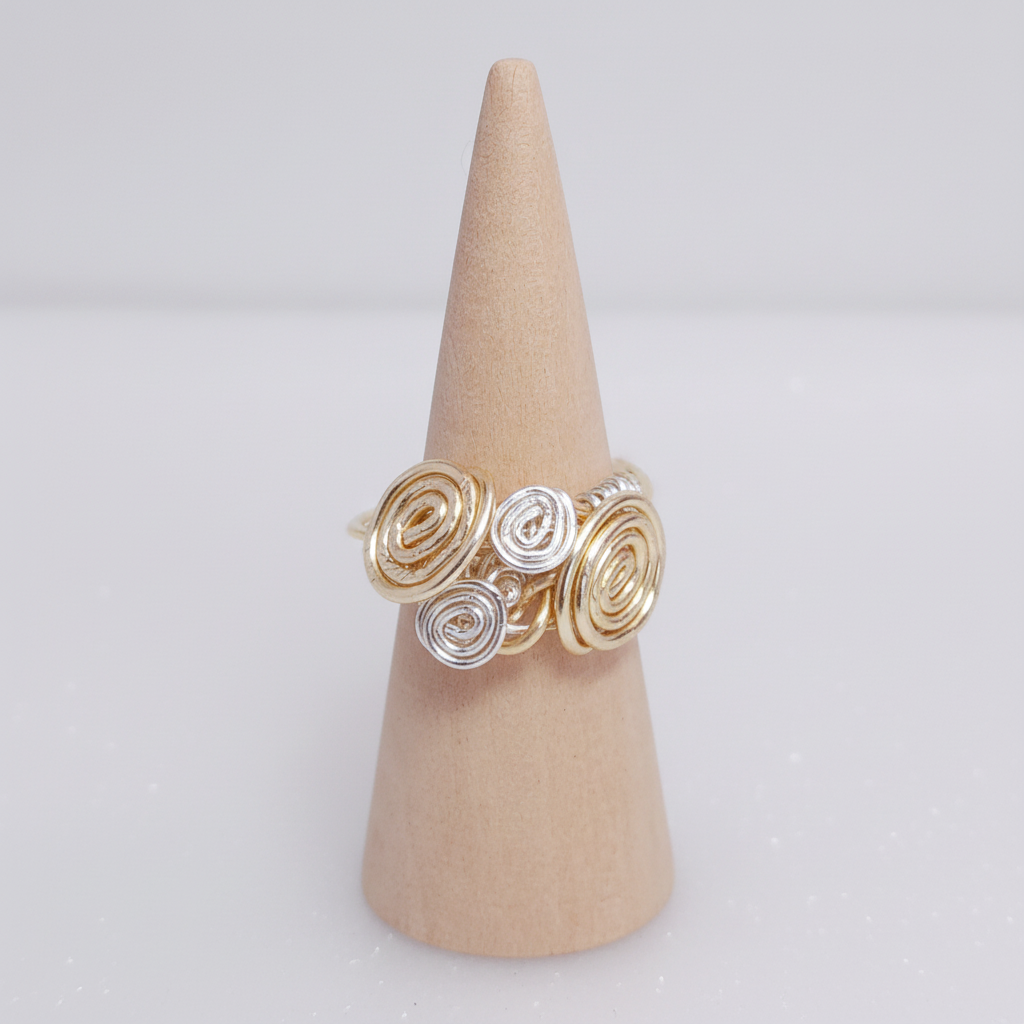 Sortija Dos Tonos - Fondo blanco